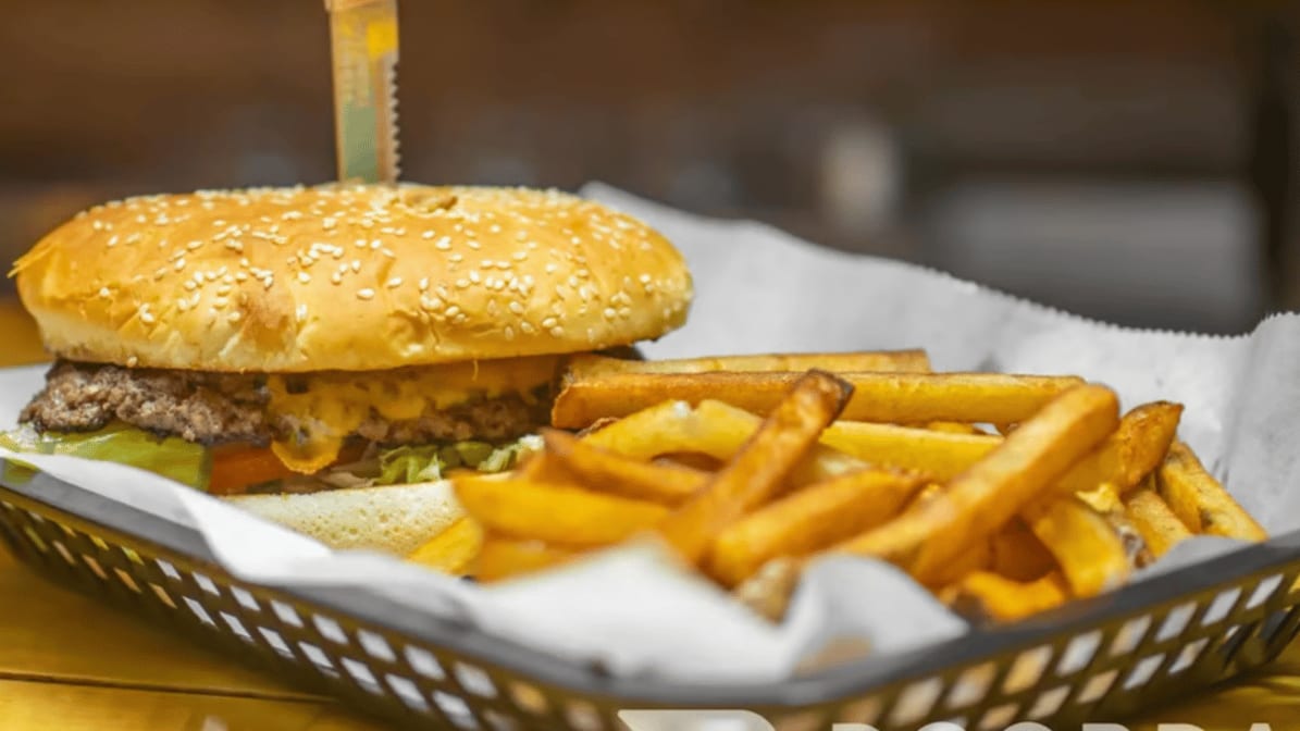 Mushroom Cheeseburger.