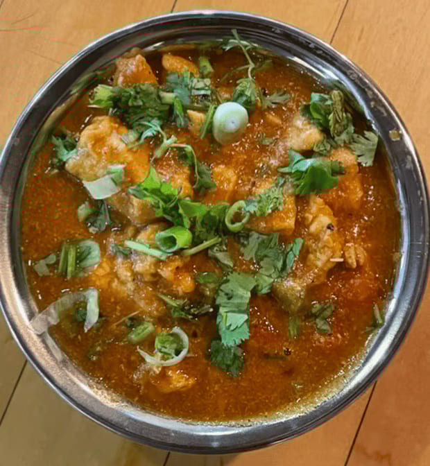 Chicken Tikka Dansak.