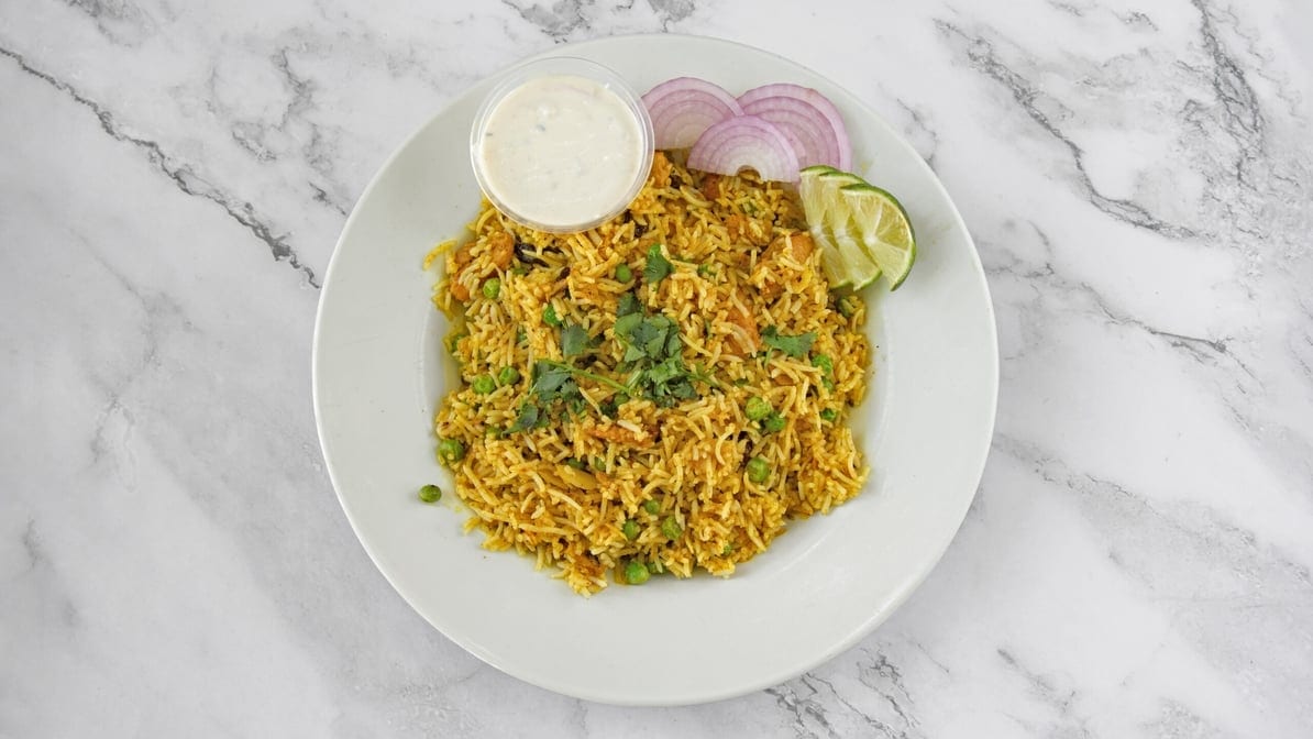 Shrimp Biriyani.