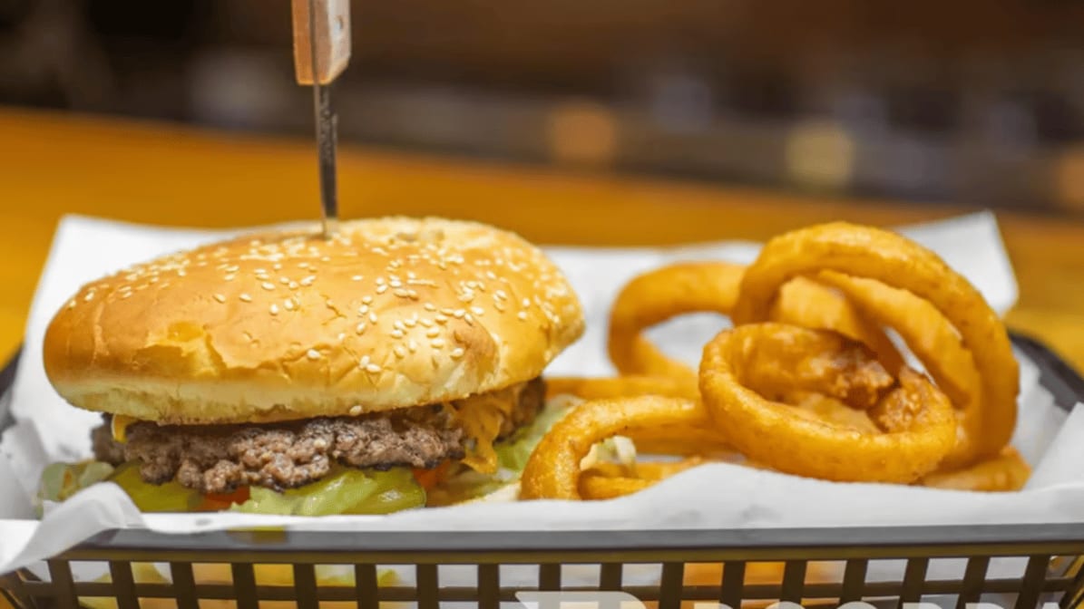 BBQ Bacon Cheeseburger.