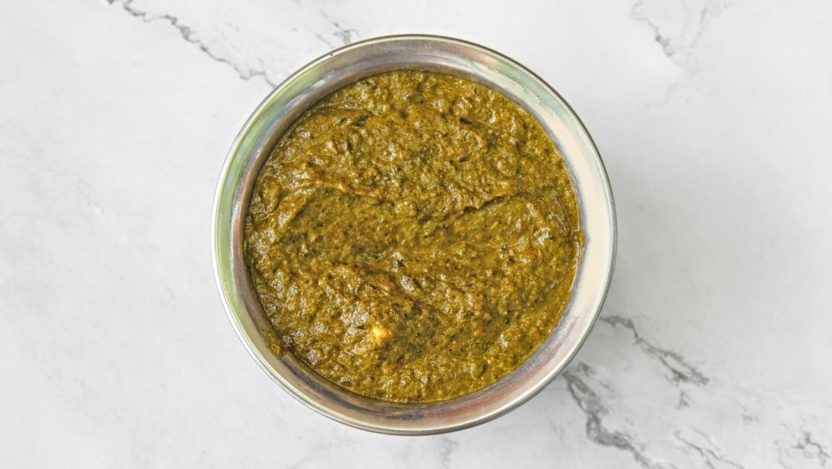 Shrimp Saag.