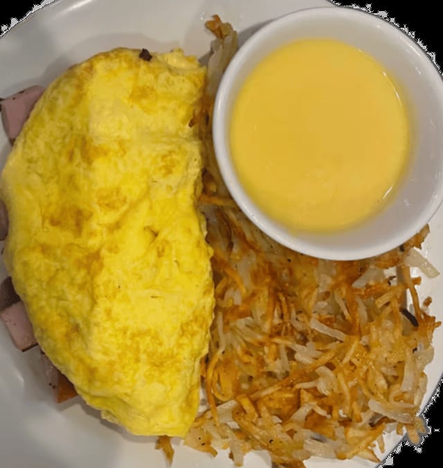 Ham and Cheese Omelette.