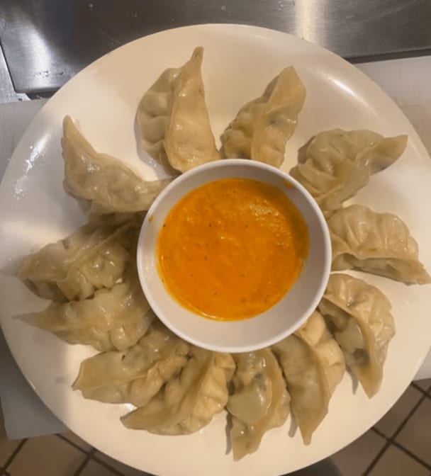 Steamed Momo.