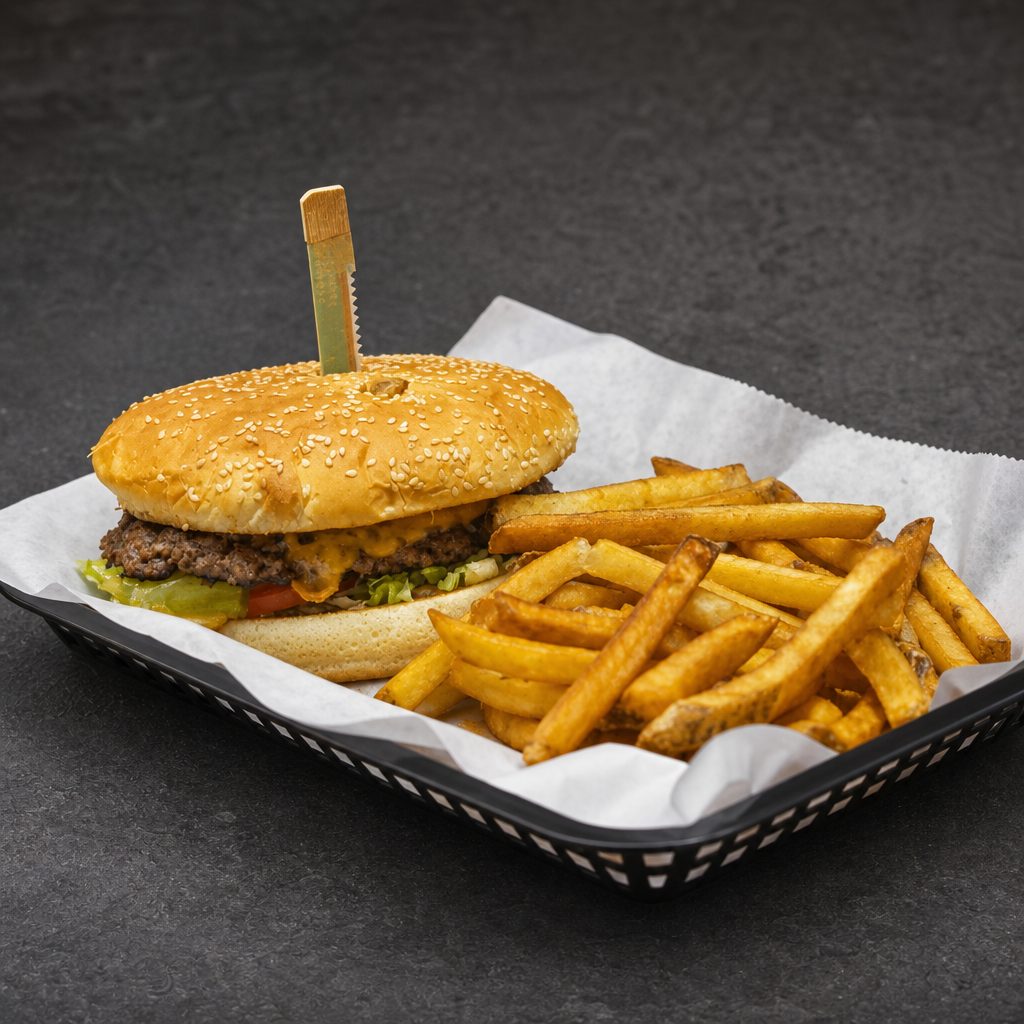 Mushroom Cheeseburger.