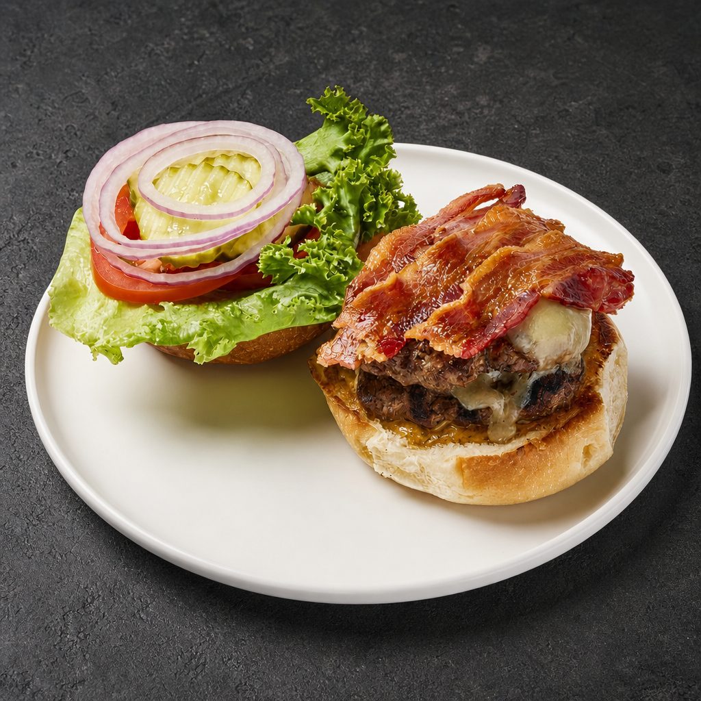 B.L.T On Bun.