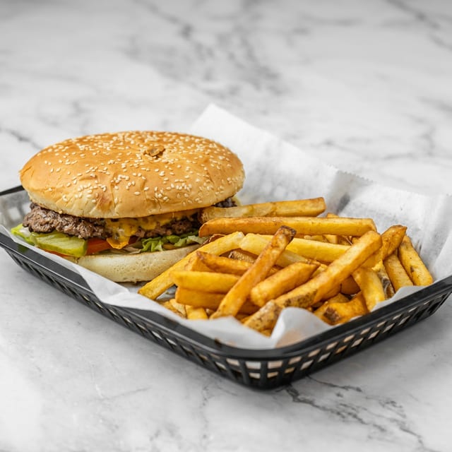 Mushroom Cheeseburger.