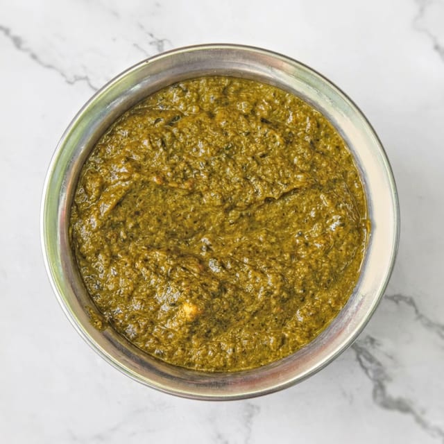 Shrimp Saag.