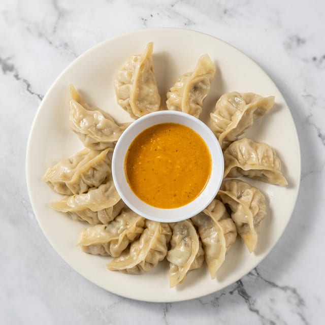 Steamed Momo.
