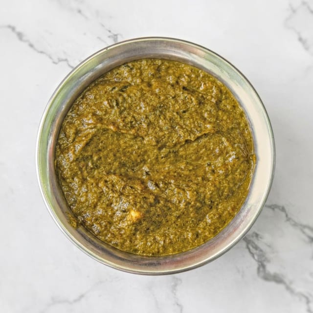 Shrimp Saag.