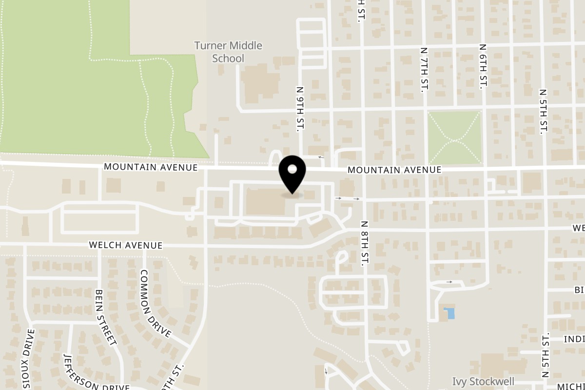 Map showing the location of Colorado Curry Berthoud on 903 Mountain Ave in Berthoud